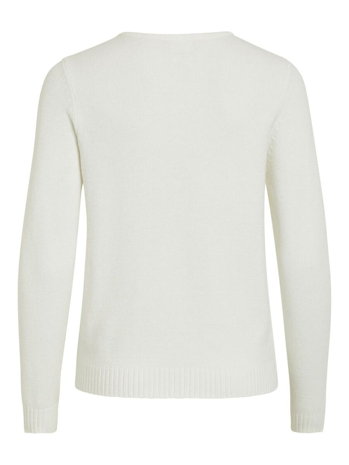 MIELA V-NECK JUMPER (WHITE)