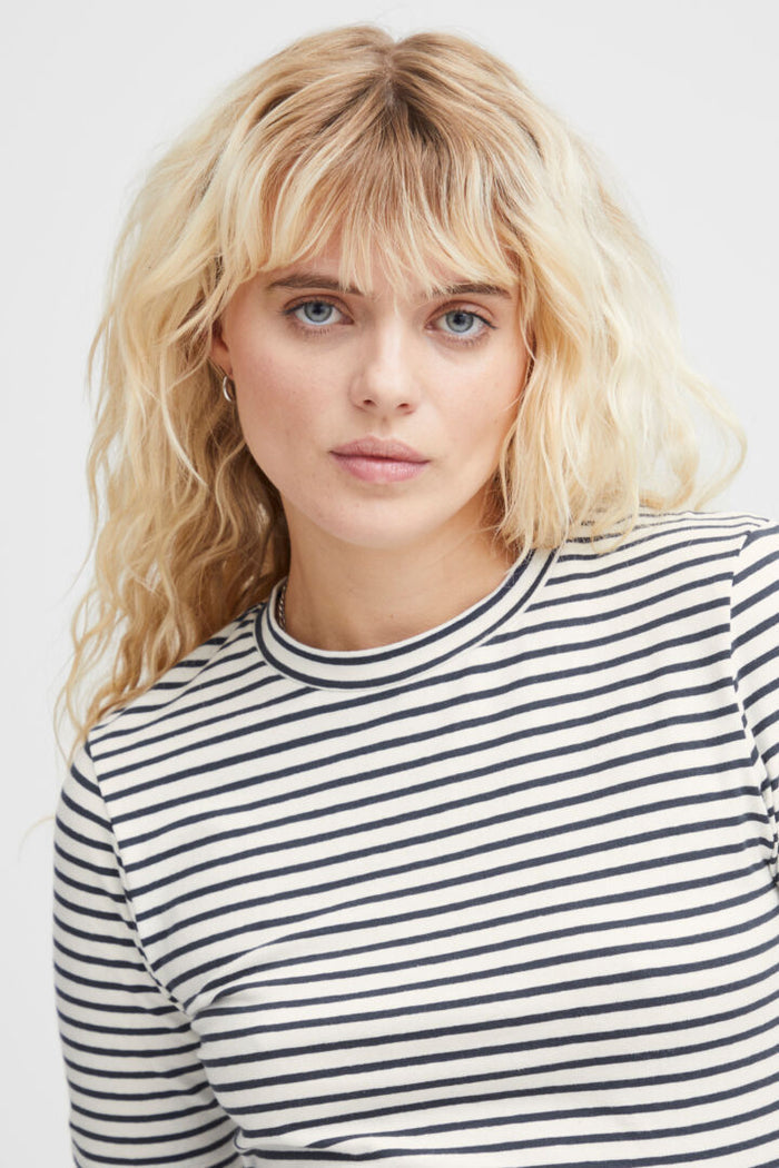 MIRYA T-SHIRT (TOTAL ECLIPSE STRIPE)