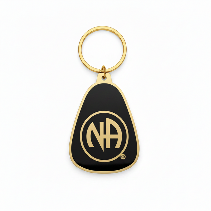 mkt- NA Black & Gold Key Chain