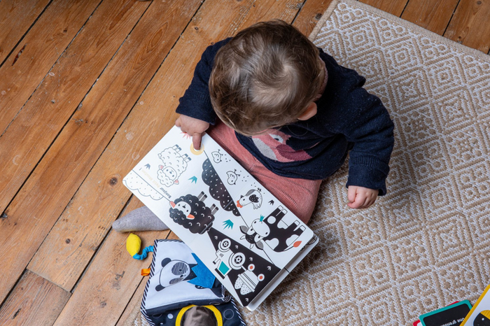 Mon premier livre sonore en noir et blanc
