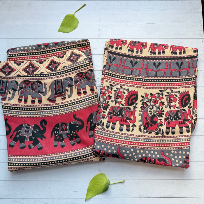 Moonlit Bazaar Cotton Wrap Skirt - Fair Trade Made
