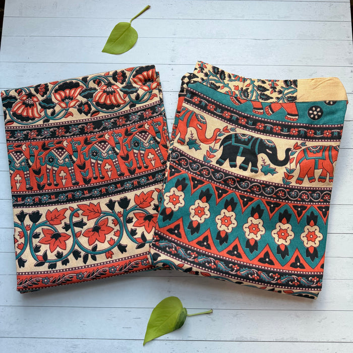 Moonlit Bazaar Cotton Wrap Skirt - Fair Trade Made