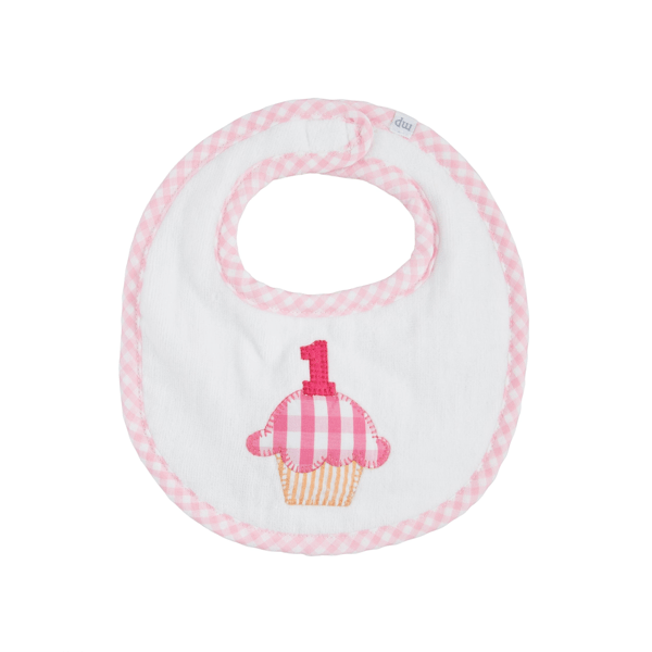 Musical 1st Birthday Bib - Pink - Wee Bee Baby Boutique