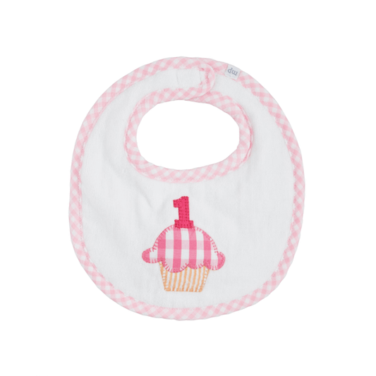 Musical 1st Birthday Bib - Pink - Wee Bee Baby Boutique