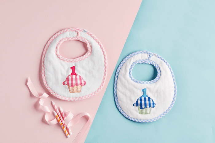 Musical 1st Birthday Bib - Pink - Wee Bee Baby Boutique