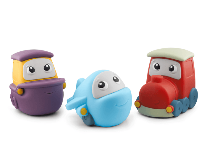 My First Tonies: Transportation Set - Airplane, Ship and Train (3-Pack) - Wee Bee Baby Boutique