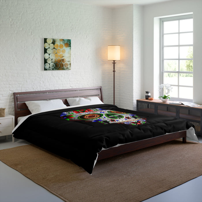 NA Sugar Skull Comforter