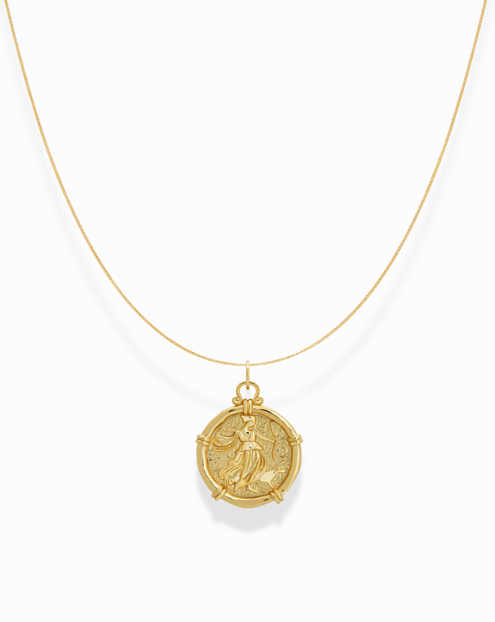 Naomi Ancient Coin Pendant Necklace - Mod + Jo