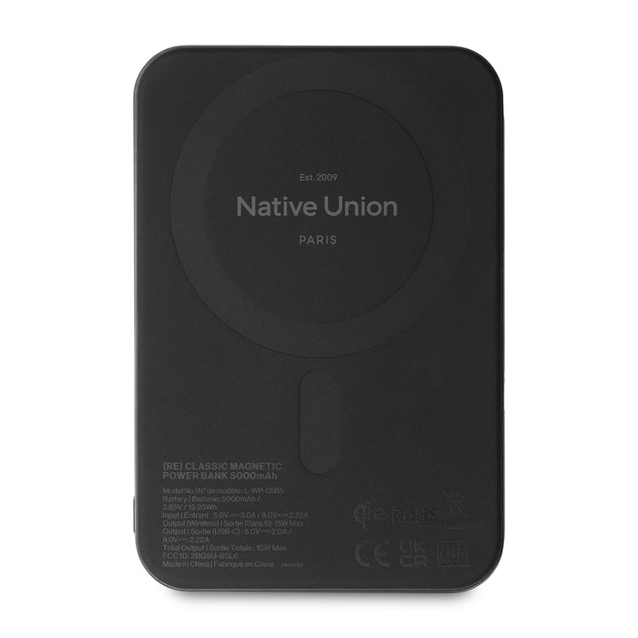 Native Union (RE)Classic Magnetic Power Bank 5000mAh