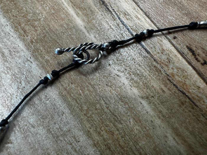Necklace - 29" Amethyst & Silver