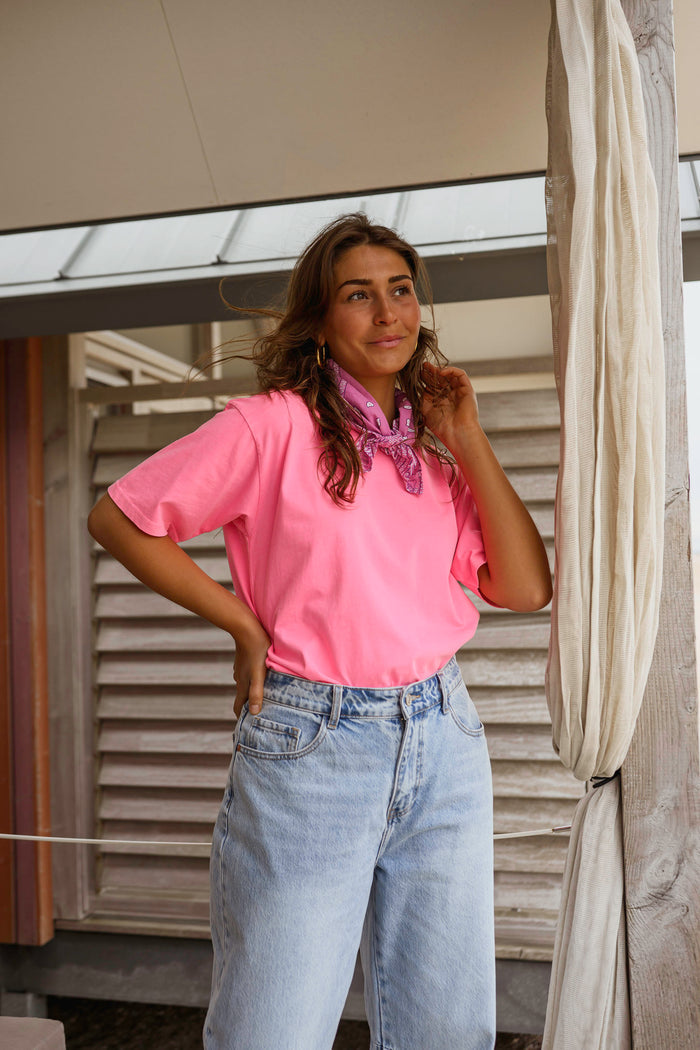 Neon Pink Lyne T-Shirt