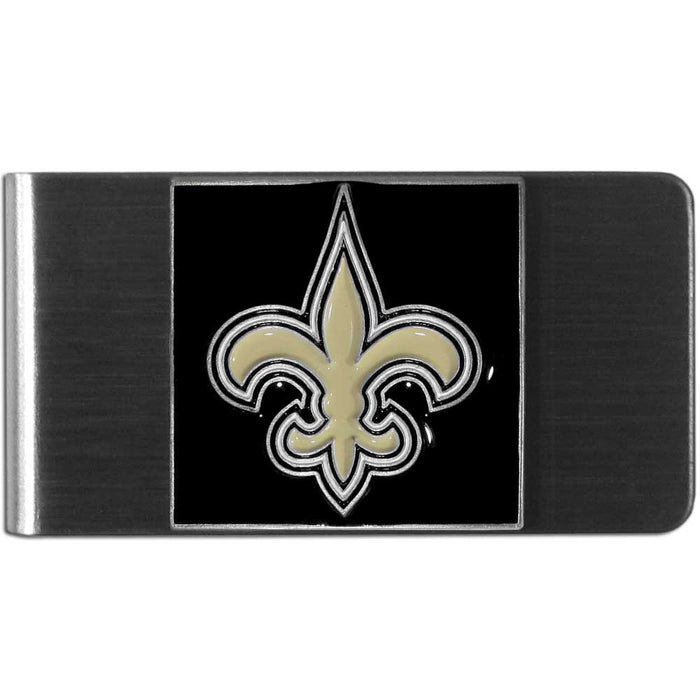 New Orleans Saints  Steel Money Clip