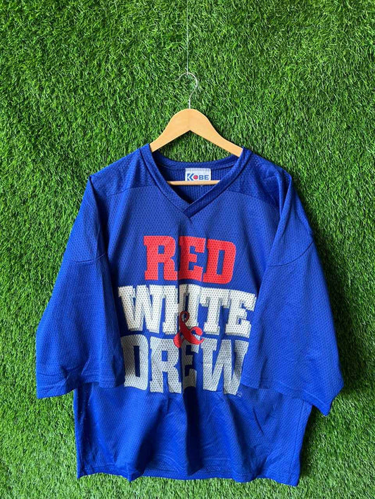 Nfl Red White & Drew Jersey |Vintage Oversized Streetwear | Men Women |  Online Shopping