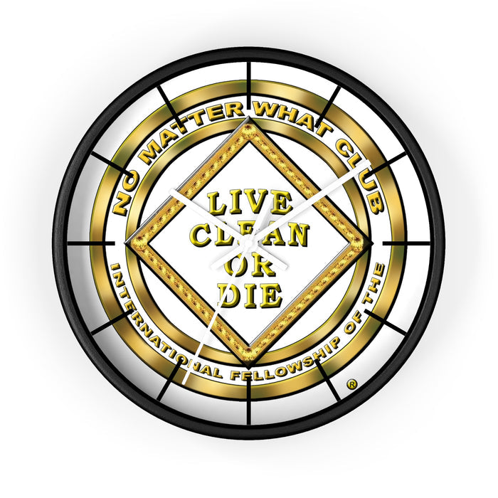 No Matter What Gold Wall clock
