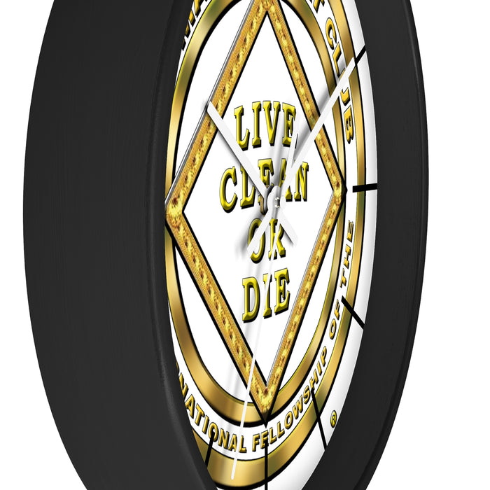 No Matter What Gold Wall clock