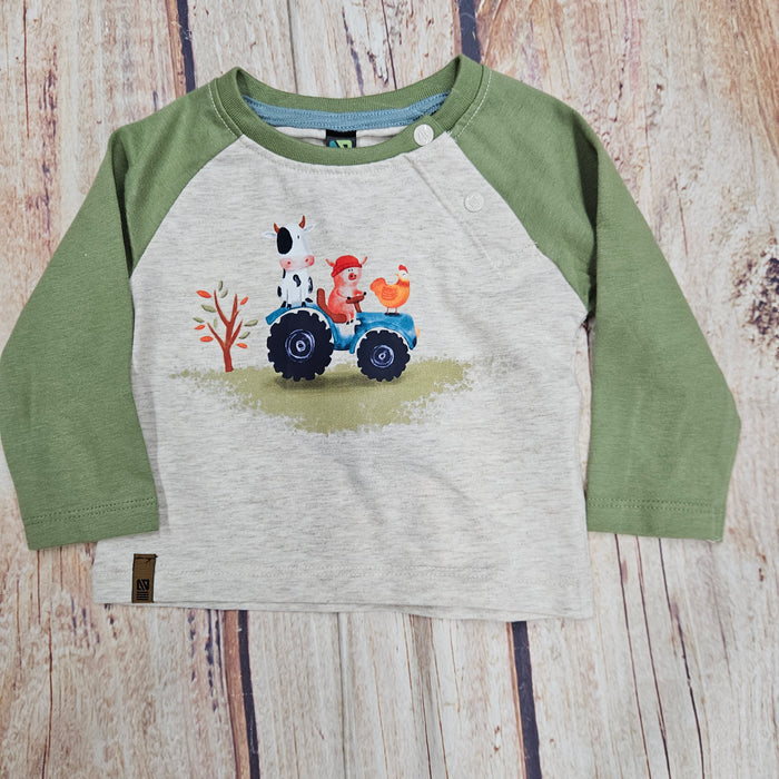 NORUK FARM YARD FRIENDS LONG SLEEVE TEE F2555-08