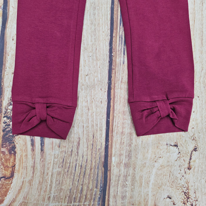 NORUK MAGENTA LEGGING WITH BOW CUFFS