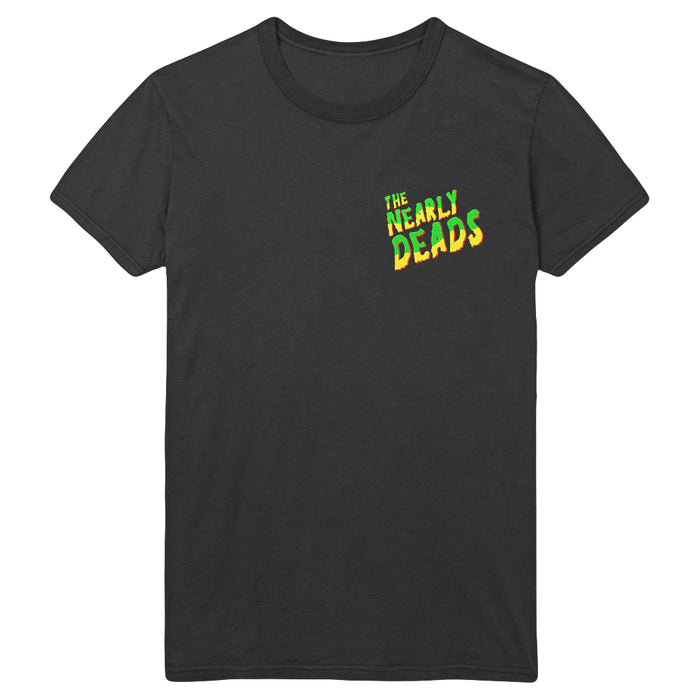 the nearly deads Nuke - Black T-Shirt front