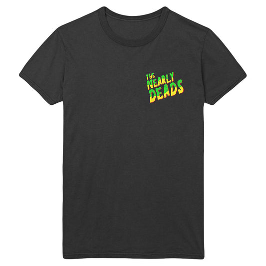 the nearly deads Nuke - Black T-Shirt front