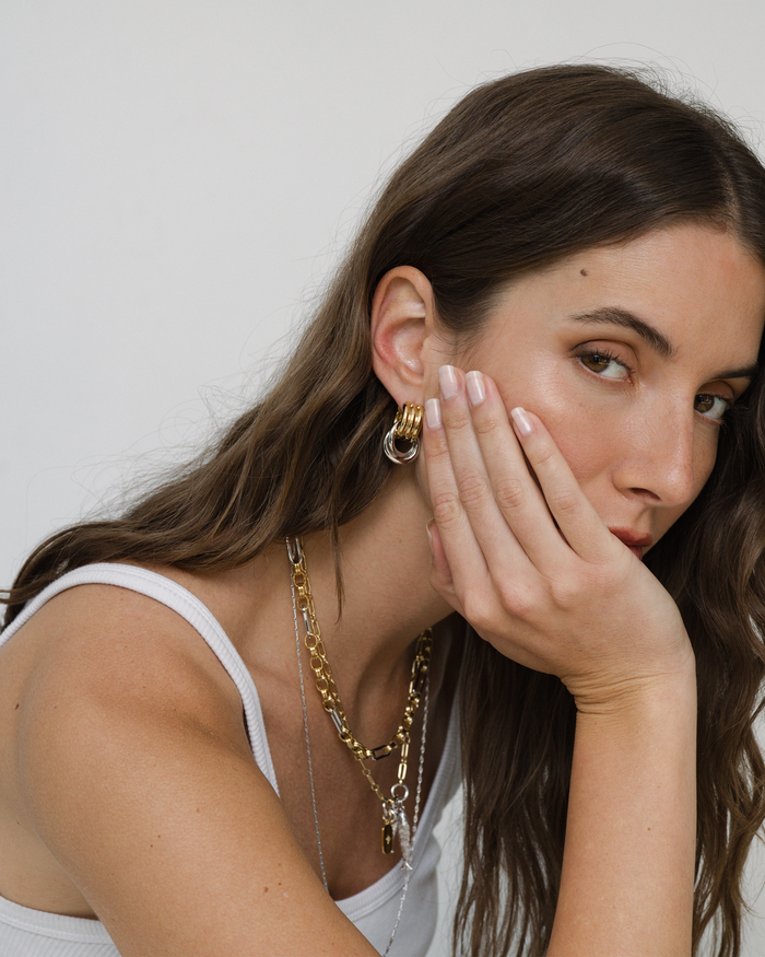 Olsen Convertible Hoops - Mod + Jo