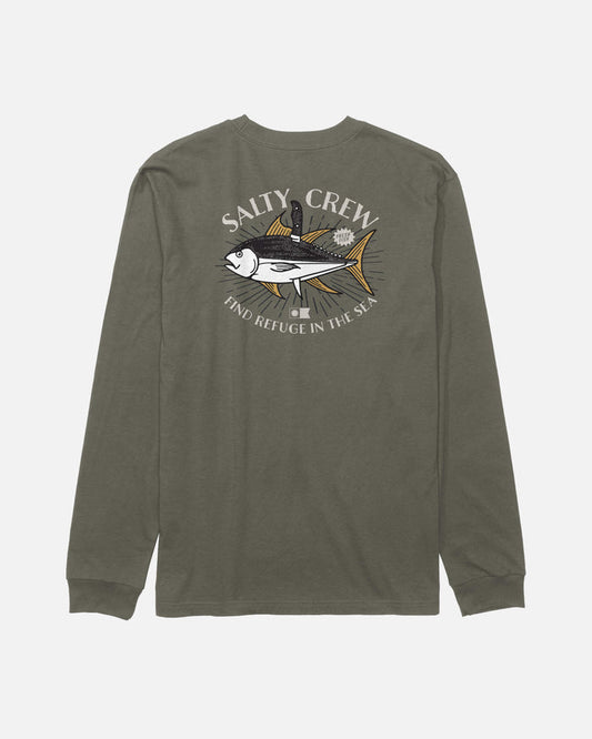 Omakase  Ls Tee Kids - Dusty Olive