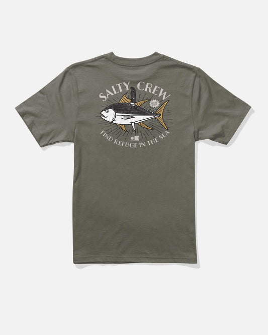 Omakase  Ss Tee Kids - Dusty Olive