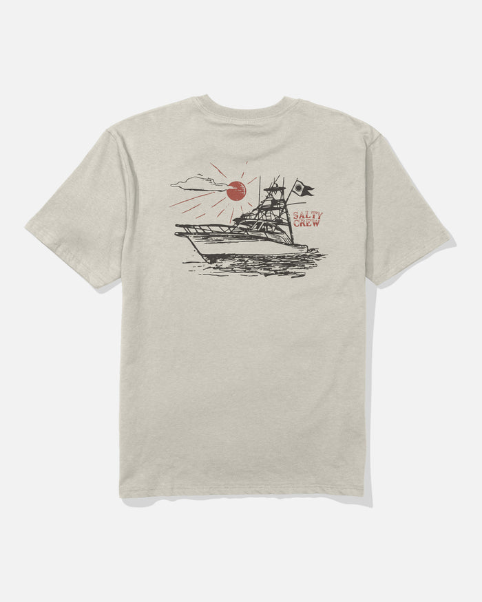 On Board S/S Tee - Moonbeam