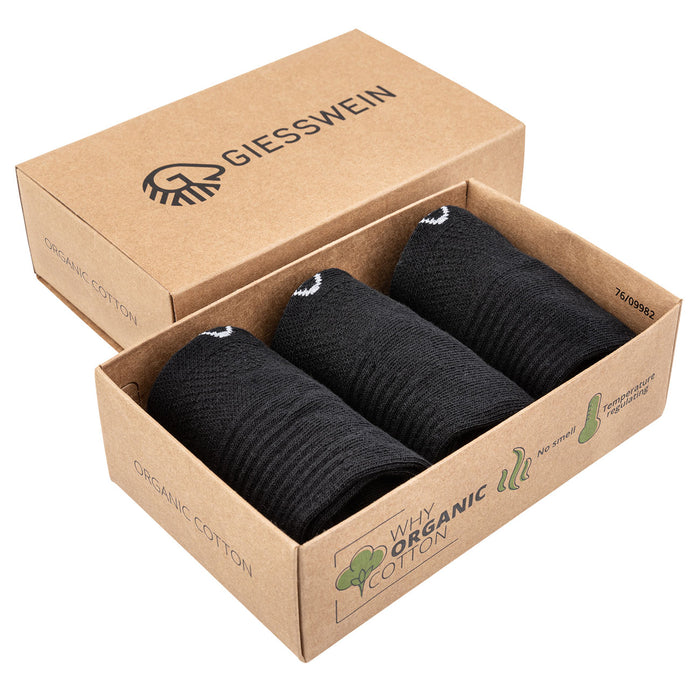 Giesswein Organic Sneaker Socks - black 022