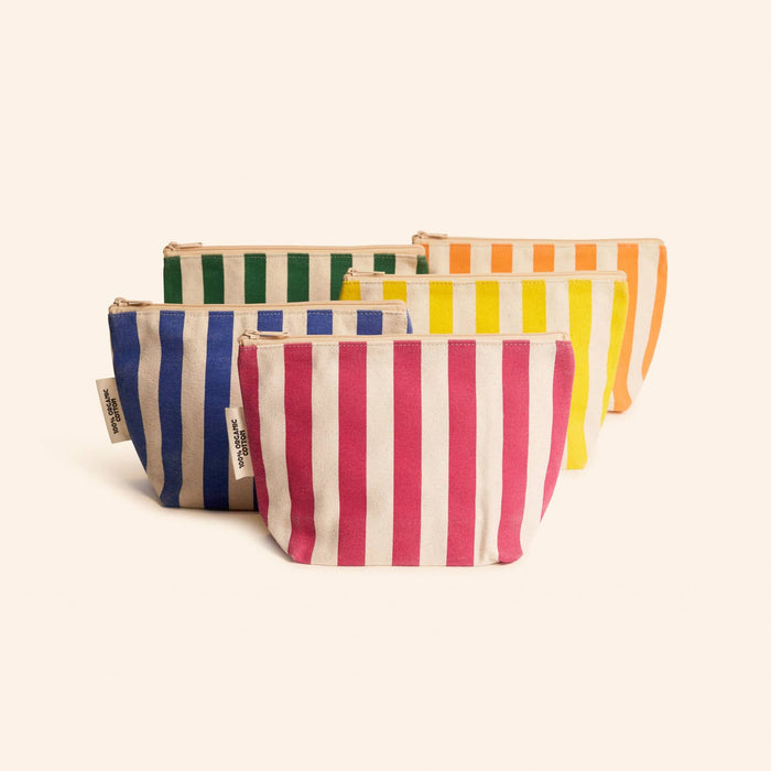 Organic Cotton Zipper Bags | Assorted