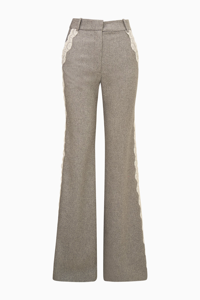 Oriaith Lace-Trimmed Trousers