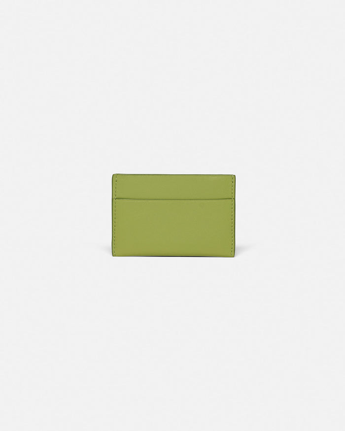 Origami - Leather cardholder - Lime/Moonbeam
