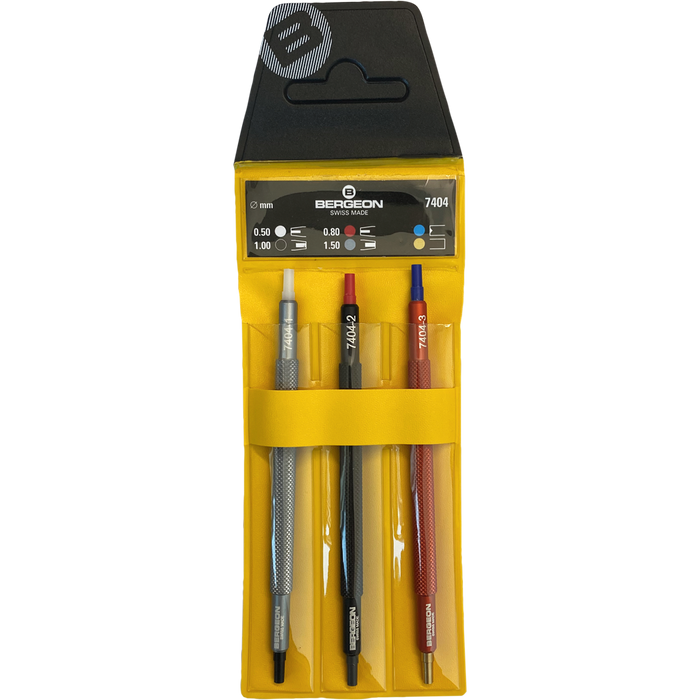 Osoitinpainimet 3kpl Bergeon 7404