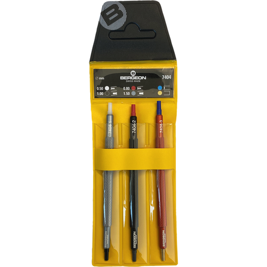 Osoitinpainimet 3kpl Bergeon 7404
