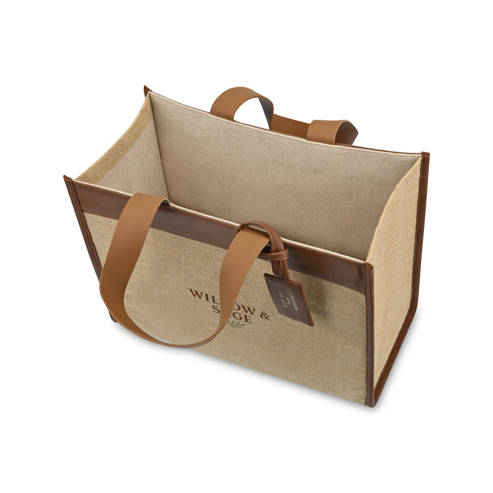 Out of the Woods® Jute Trim Box Tote