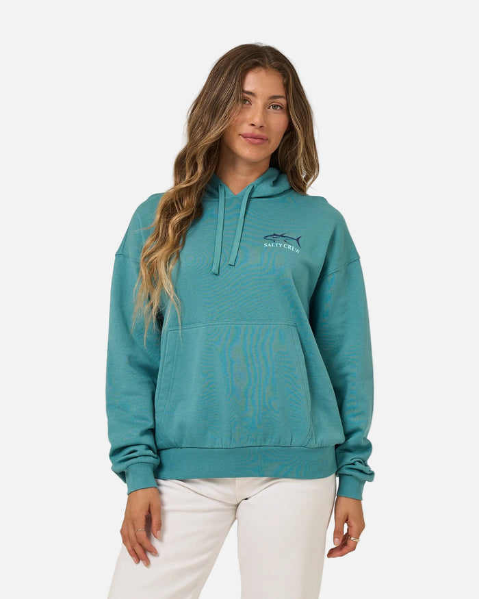 Overlay Hoodie - Teal