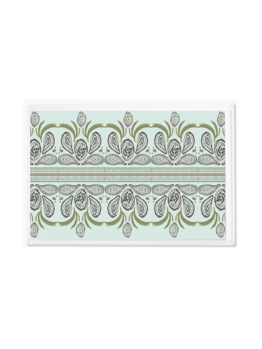 Oyster Ikat Small Tray