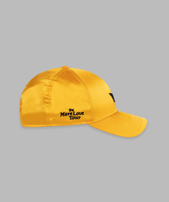 Paper Plane - More Love Satin Dad Hat - Gold - Clique Apparel
