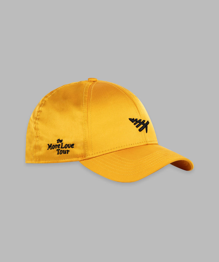 Paper Plane - More Love Satin Dad Hat - Gold - Clique Apparel