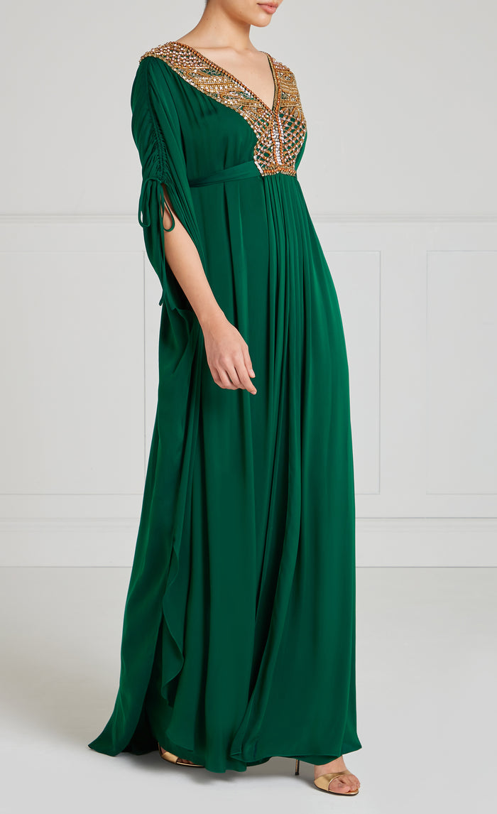 Parisa Gown - Emerald
