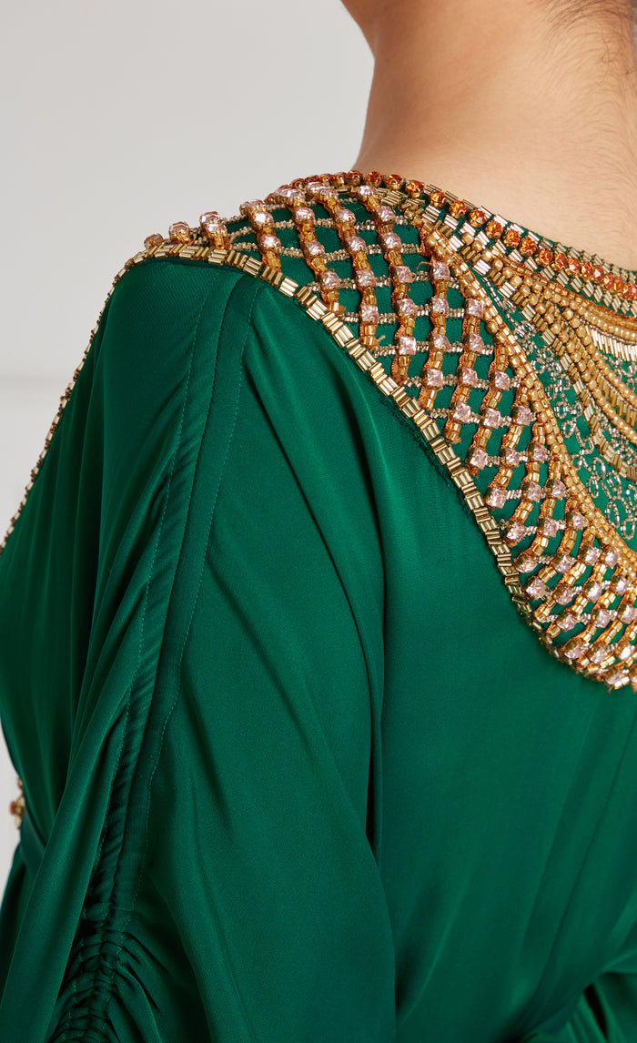 Parisa Gown - Emerald