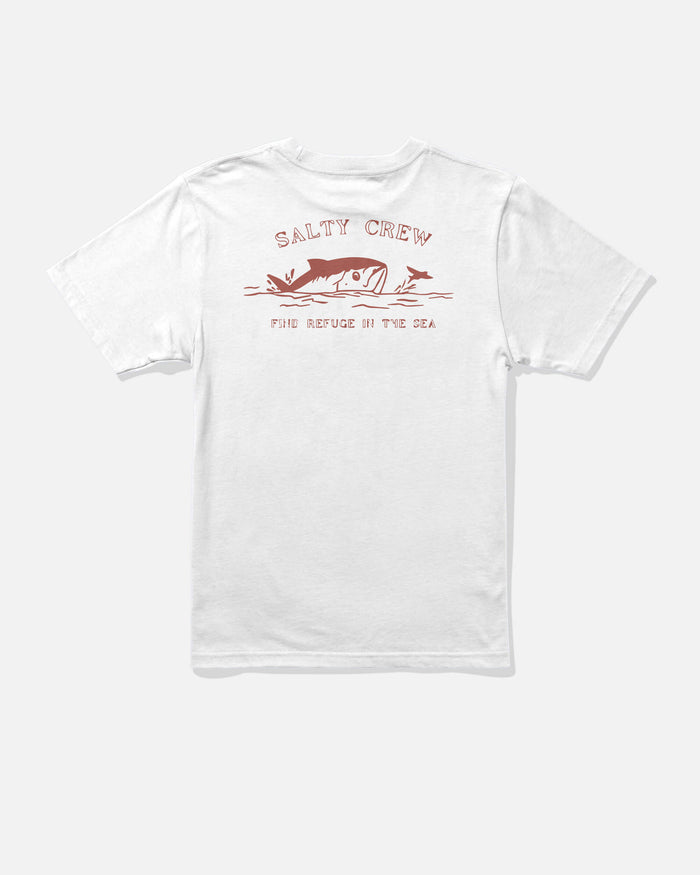 Peeked  Ss Tee Kids - White