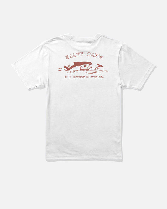 Peeked  Ss Tee Kids - White
