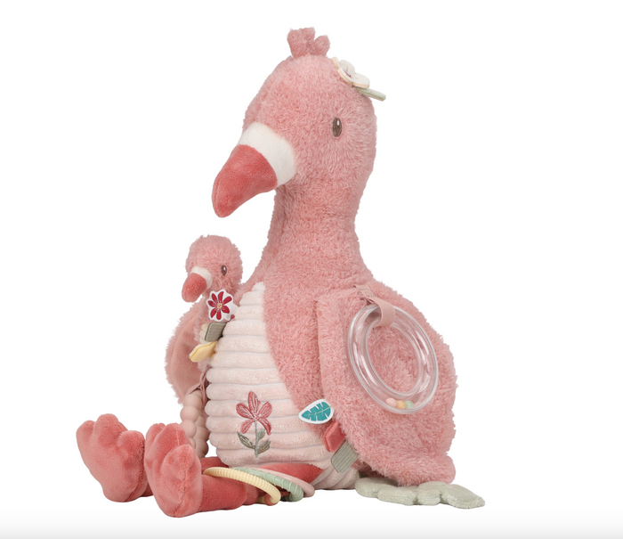 Peluche d'activités | Flamant rose