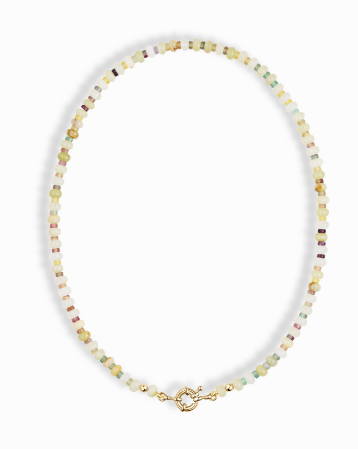 Petite Macey Gemstone Necklace - Mod + Jo - Jewelry built to last, advanced plating technology
