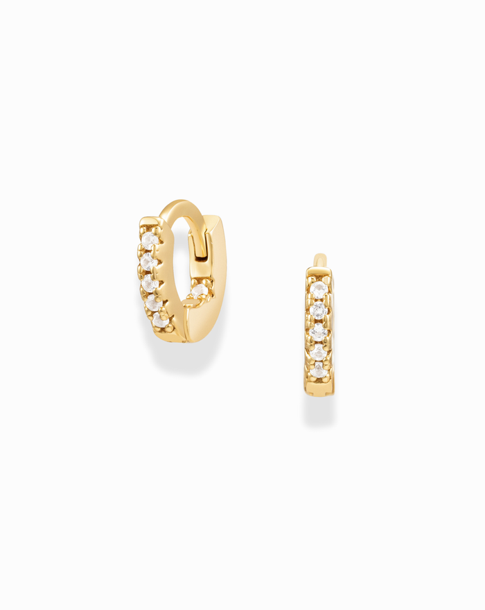 Petite Reese Hoops - Mod + Jo - Jewelry built to last, advanced plating technology