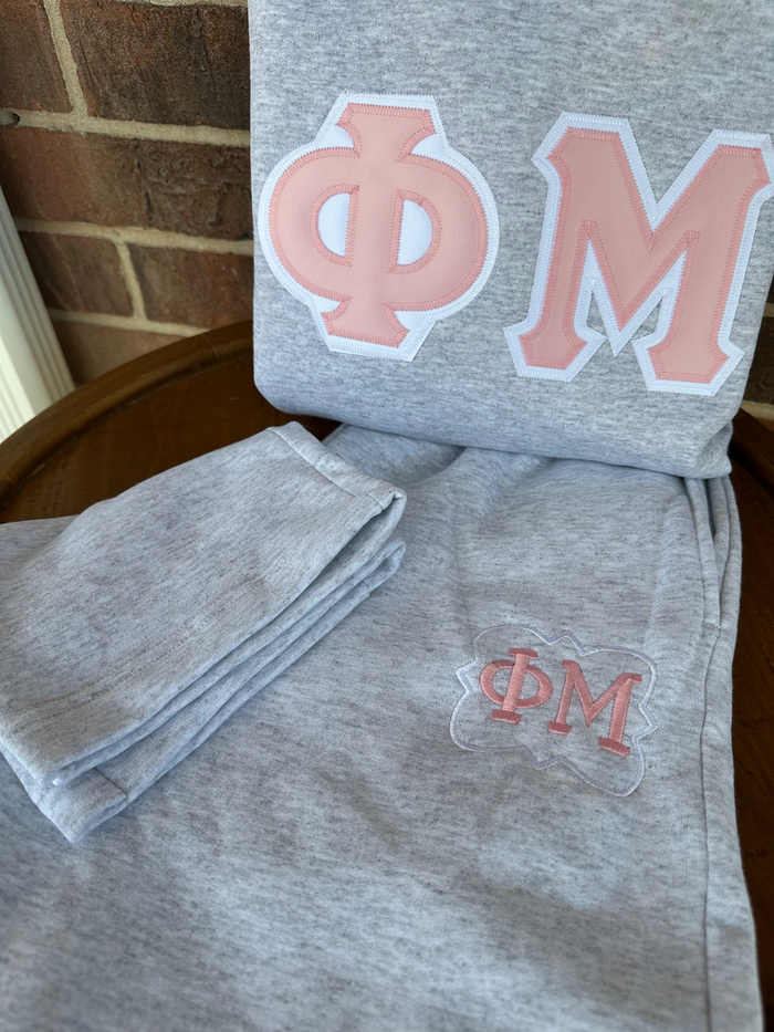 Phi Mu - W&M Sweatshirt/Sweatpant Set