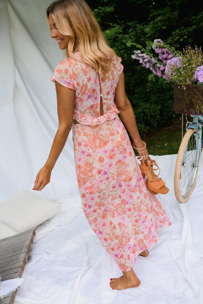 Pink Floral Odile Dress