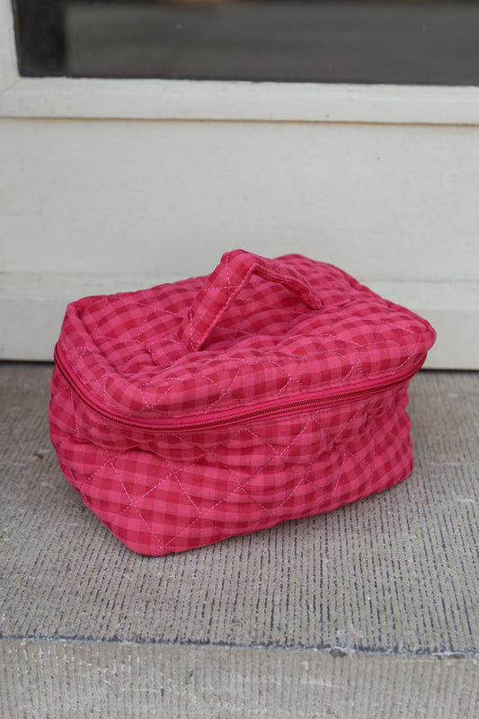 Pink Gingham Lamy Pouch