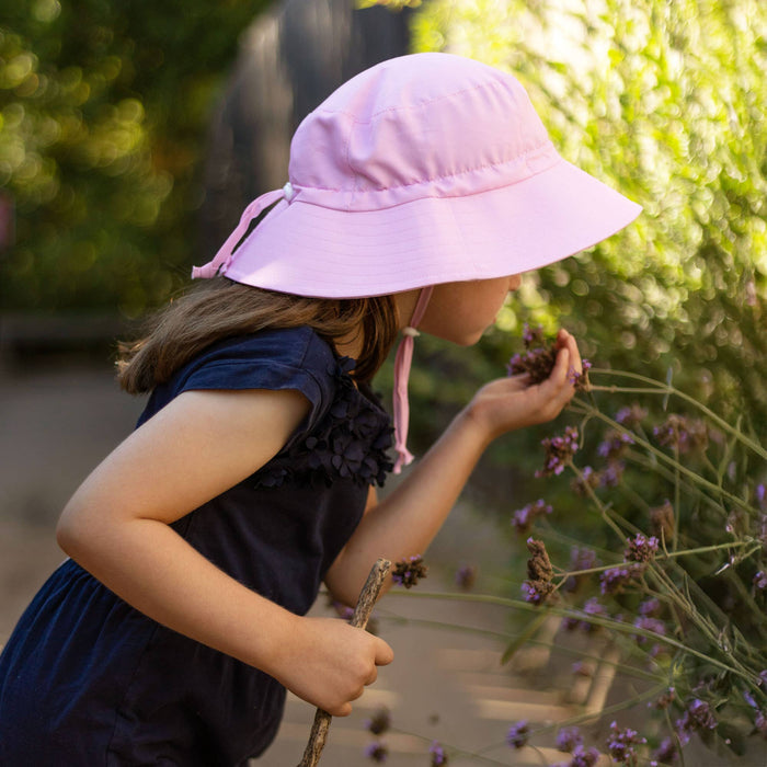 Pink Sorbet | Aqua Dry Bucket Hat - Wee Bee Baby Boutique