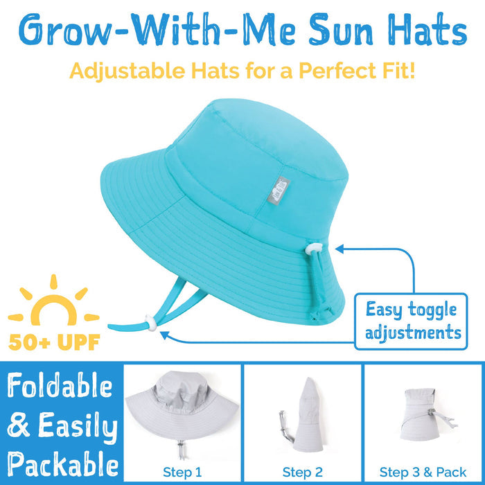 Pink Sorbet | Aqua Dry Bucket Hat - Wee Bee Baby Boutique
